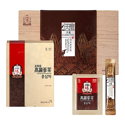 正官庄】天鹿EVERYTIME30入+正官庄高麗蔘茶(50包/盒) | Yahoo購物中心