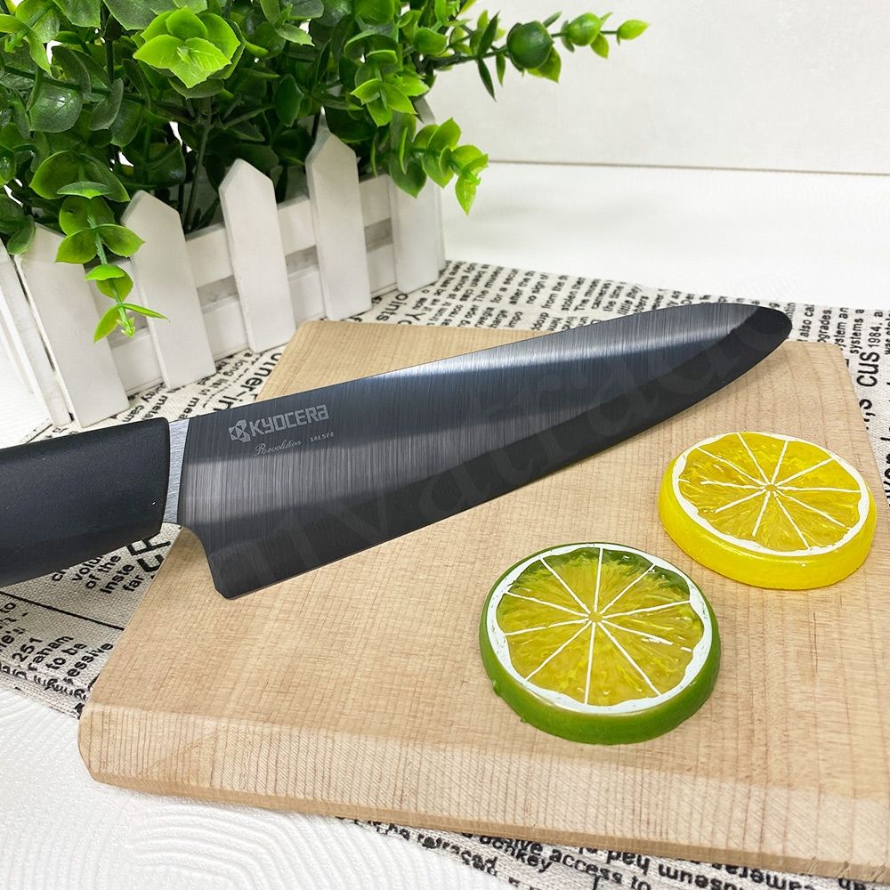KYOCERA】日本京瓷抗菌多功能精密陶瓷刀日本境內版限定黑刀-14cm(北齋