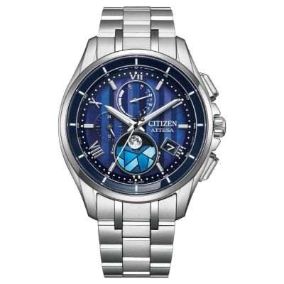 CITIZEN 星辰 ATTESA系列 月相電波鈦金屬腕錶-41.5mm(BY1000-51L)