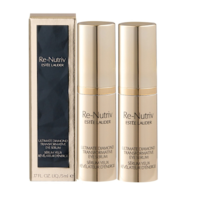 Estee Lauder 雅詩蘭黛 白金級黑鑽松露奇蹟修護亮眼精萃5ml 兩入組 台灣專櫃貨