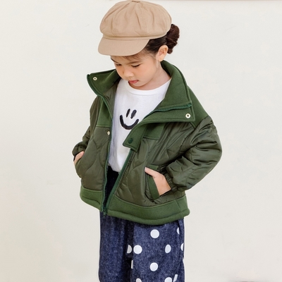 波紋鋪棉雙口袋內刷毛外套-OB嚴選