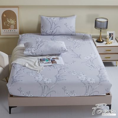 FOCA戀戀風塵 單人-3M專利吸濕排汗抗菌天絲兩件式枕套床包組