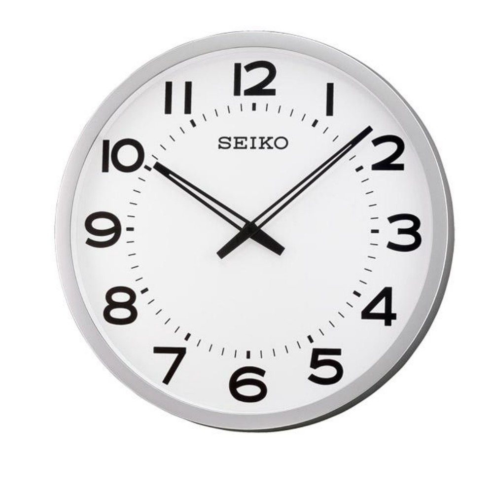 SEIKO 日本精工 大型辦公室掛鐘 QXA563S -白/51cm