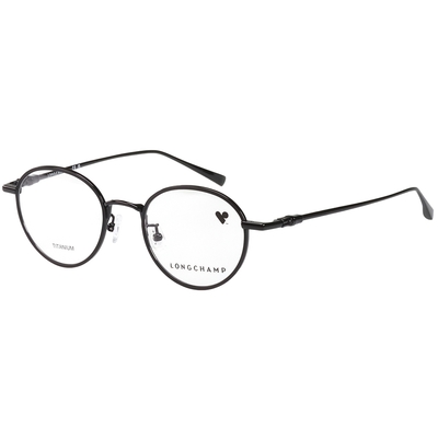 LONGCHAMP 純鈦 光學眼鏡(黑色)LO2533LBJ