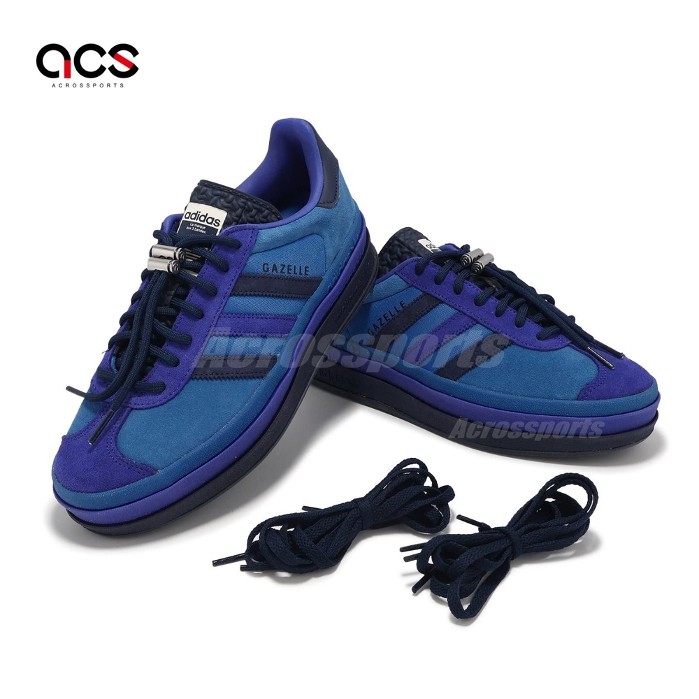 adidas x Ordinary People 休閒鞋Gazelle Bold W 女鞋黑藍聯名