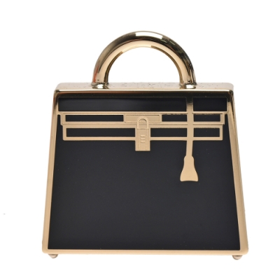 HERMES 經典KELLY包包造型墜飾(黑-展示品)