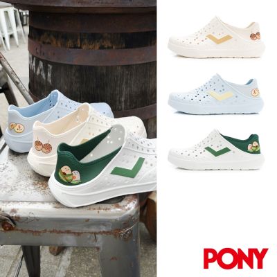 【PONY】(寬楦) ENJOY 輕量洞洞鞋 男女 中性款 拖鞋 雨鞋 水鞋 在地經典小吃 太陽餅 章魚小丸子 肉粽