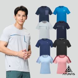 【ATUNAS 歐都納】男女款排汗透氣短袖T恤/吸溼排汗/快乾