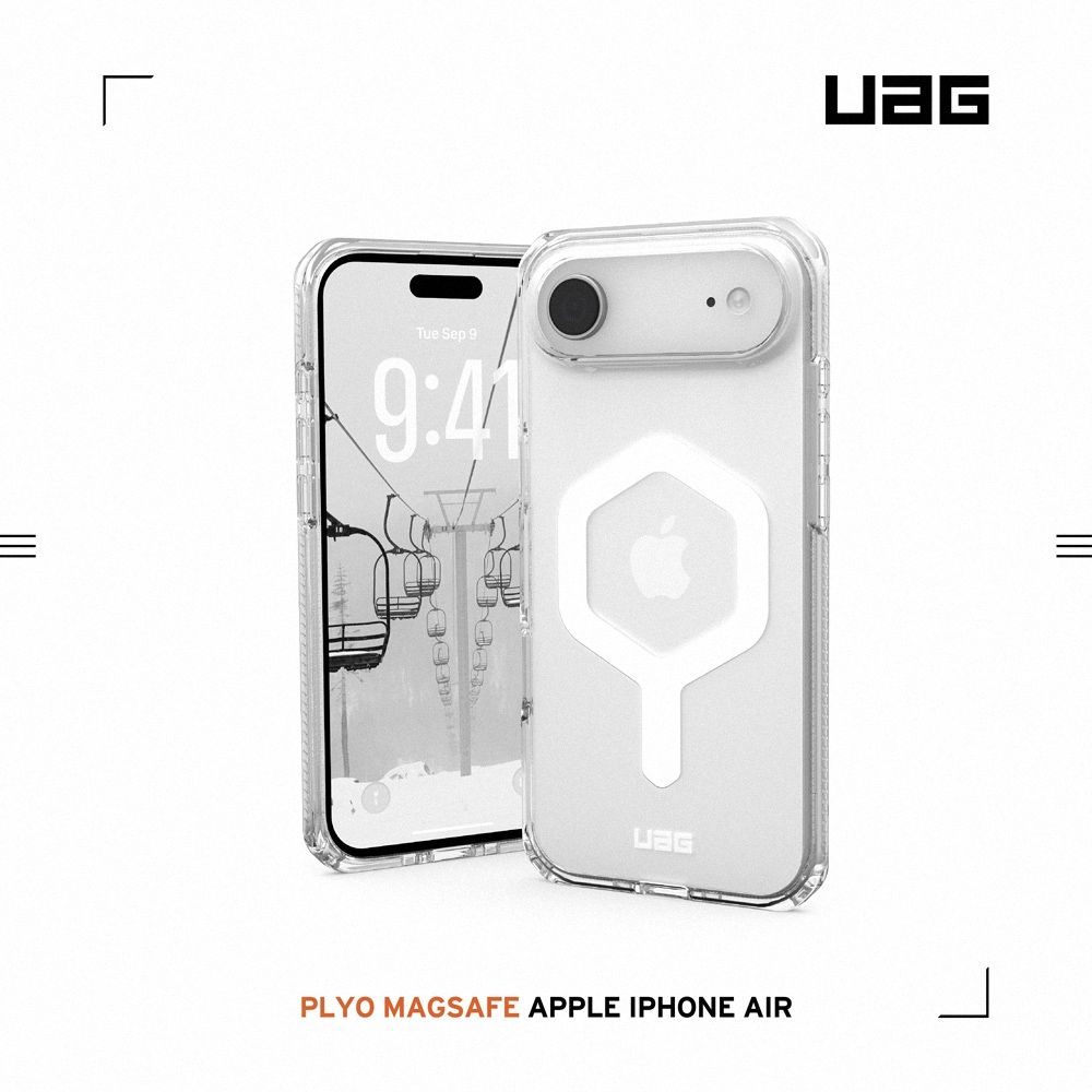 UAG iPhone 18/17 Air/Pro/Pro Max 磁吸耐衝擊全透保護殼(支援MagSafe 手機殼) (iPhone Air)