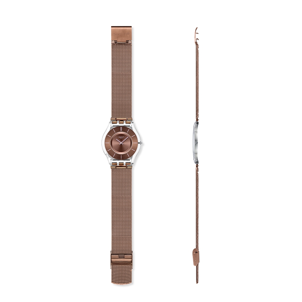 Swatch MOCHA IN MIND 超薄手錶/男錶/女錶/瑞士製造SS08K121M (34mm