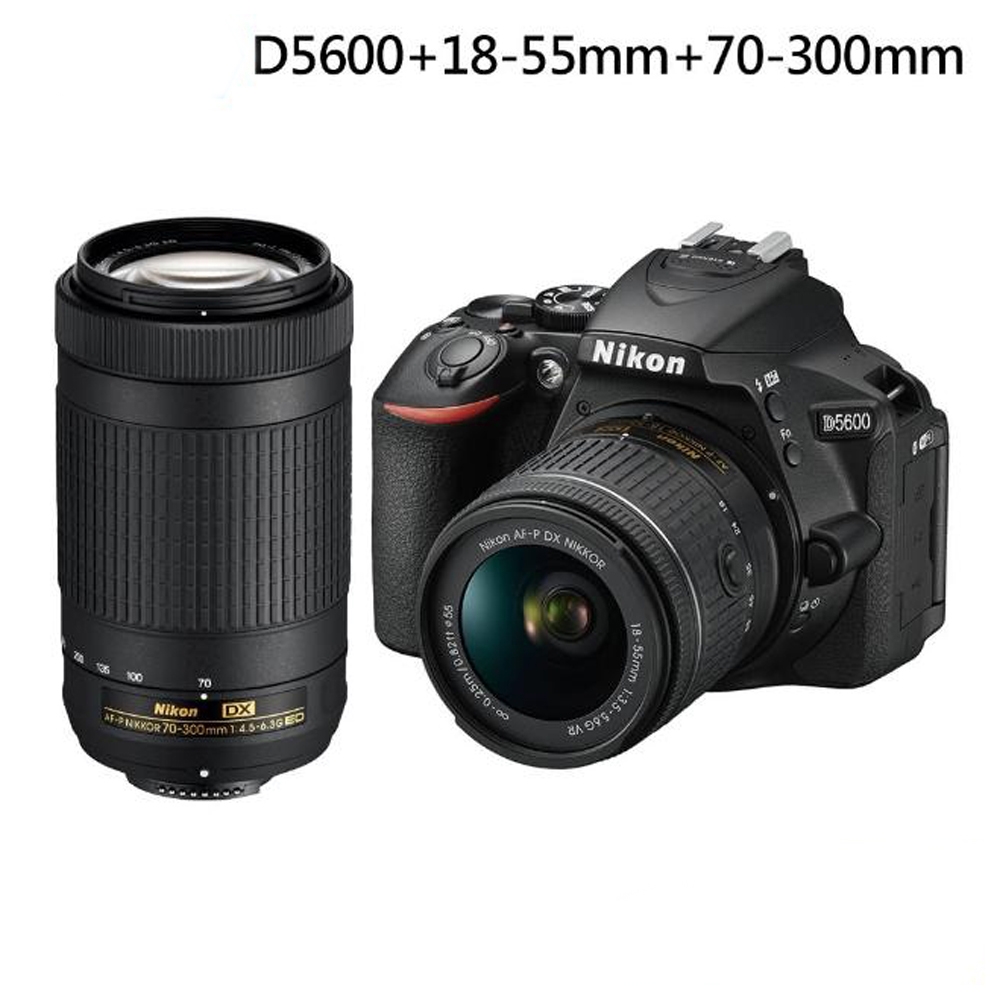 Nikon D5600 + AF-P 18-55mm VR + AF-P DX 70-300mm(公司貨