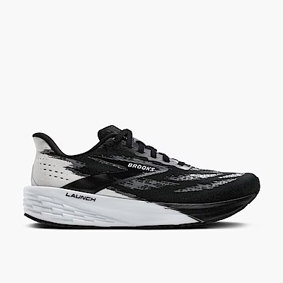 Brooks Launch 11 [1104502E087] 男 慢跑鞋 寬楦 支撐 彈力 緩震 競速 黑 白