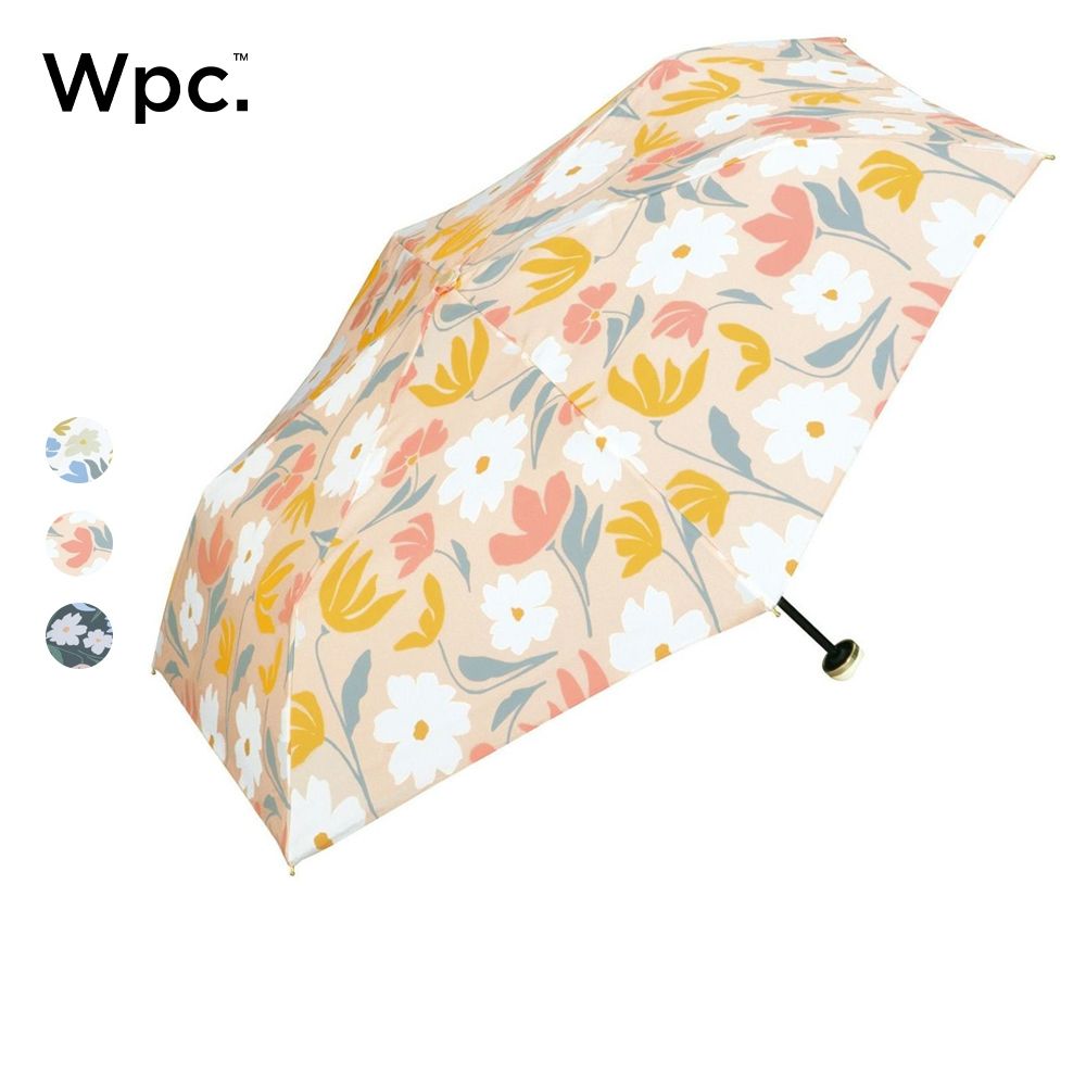 Wpc.林徑小花北歐風手動晴雨兩用傘-多色