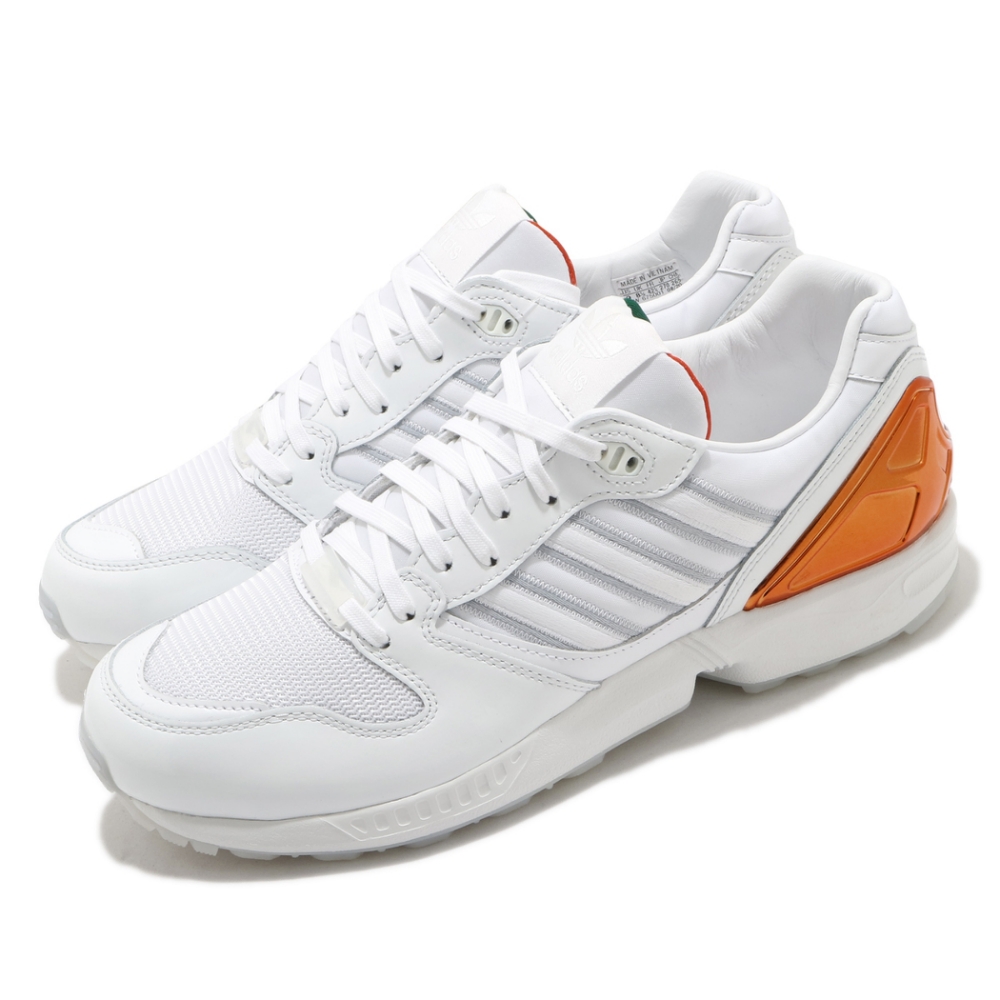 しろ adidas 休閒鞋ZX 5000 THE U 運動男鞋愛迪達舒適避震球鞋穿搭白金