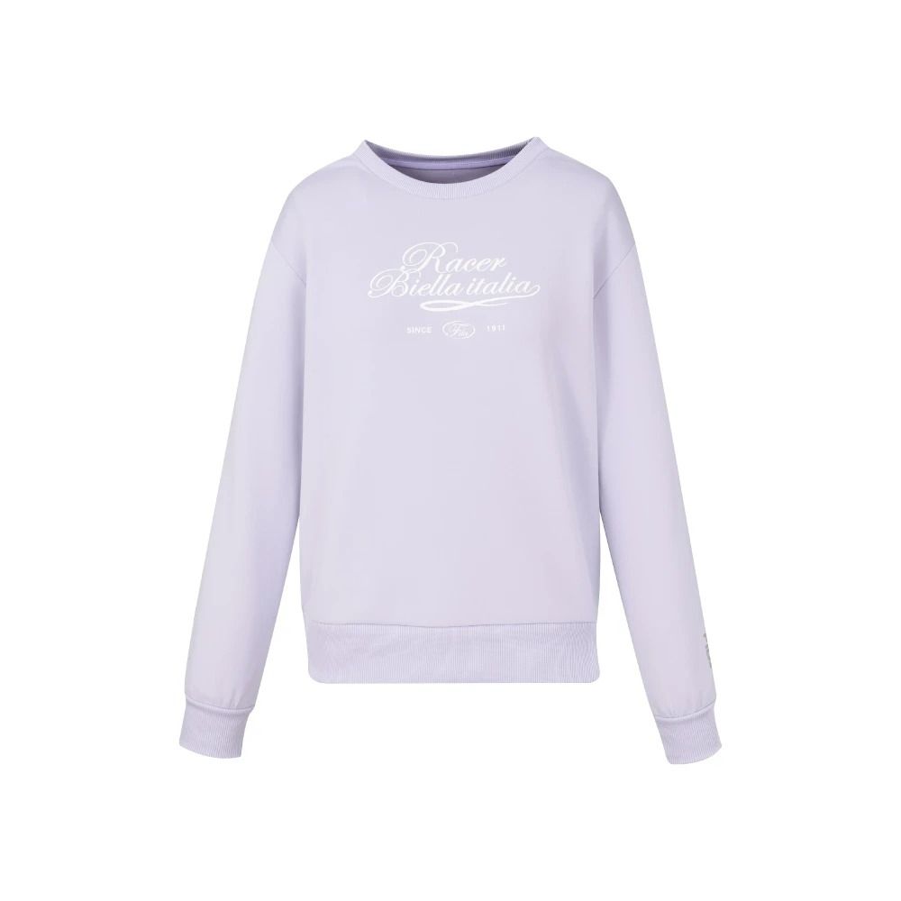 【FILA】女長袖圓領T恤-紫色 5TEA-5321-PL