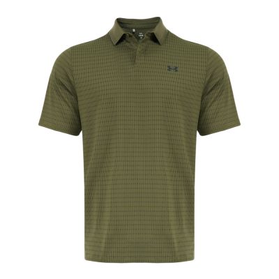 【UNDER ARMOUR】UA 男 Drive Chill 印花短袖POLO 1389597-390