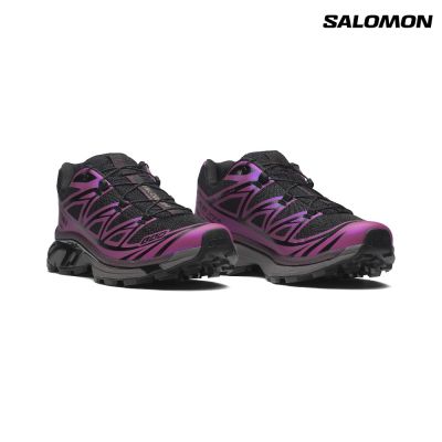 Salomon索羅門】XT-6 IRIDESCENT運動鞋黑/蜀葵紫/烏梅黑| 野跑鞋