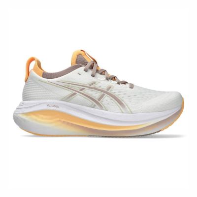 Asics Gel-nimbus 27 [1012B753-103] 女 慢跑鞋 彈力 支撐 緩震 白 棕橘
