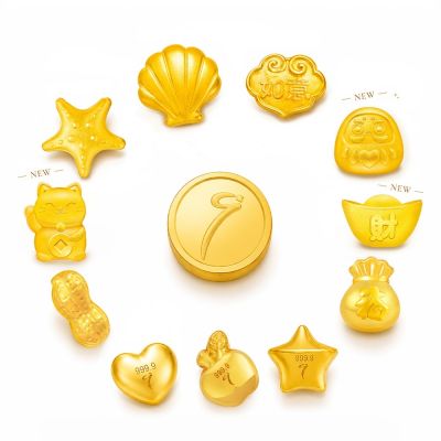 【Just Gold 鎮金店】9999黃金小金豆 1g-任選(網路限定)