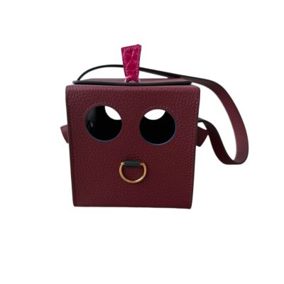 Hermes 愛馬仕 Petit H Robot 機器人包包(牛皮拼鱷魚皮）
