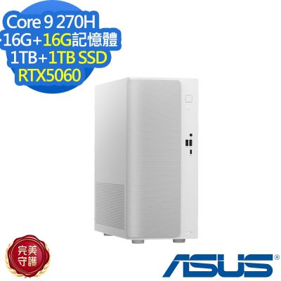 ASUS 華碩 H-V501MV-09270H002XA 桌上型電腦 Core 9 270H/RTX5060/16G+16G/1TB+1TB/特仕版