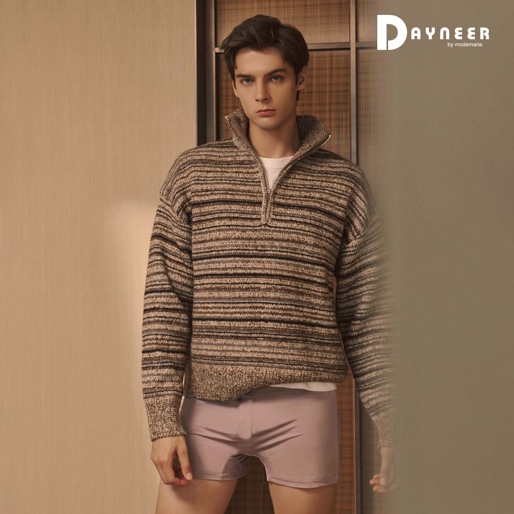 DAYNEER 素面寬鬆四角男內褲 M-XXL(雅緻褐)
