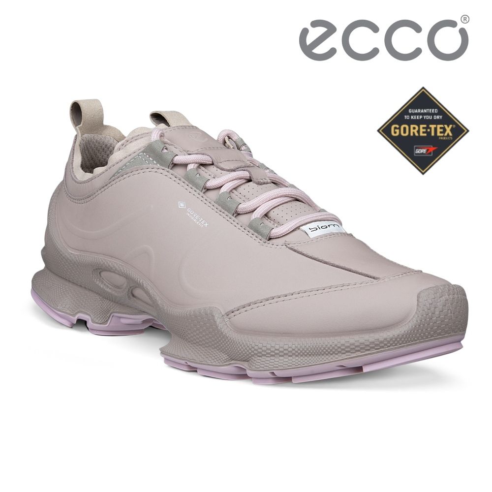 ECCO Biom C W 健步戶外防水休閒健步鞋 女鞋 灰粉色