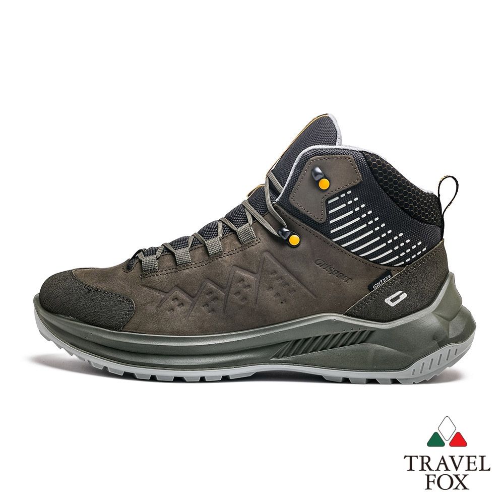 【TRAVEL FOX 旅狐】男鞋 Grisport Paga 義大利進口防水戶外登山鞋(GS2582-618 橡樹褐)
