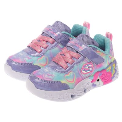 SKECHERS 女嬰童系列 燈鞋 UNICORN CHARMER - 303064NLVMT