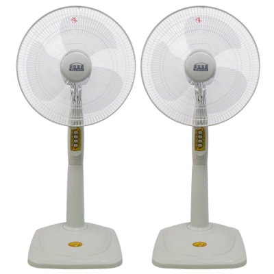 華信 16吋 3段速機械式電風扇(顏色隨機) HF-1689 超值2入組