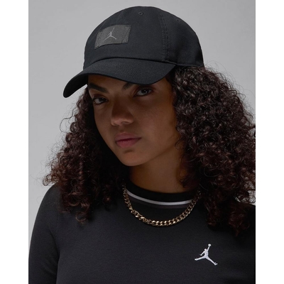 NIKE 耐吉 棒球帽-黑色 J CLUB CAP US CB FLT PATCH-FD5181013