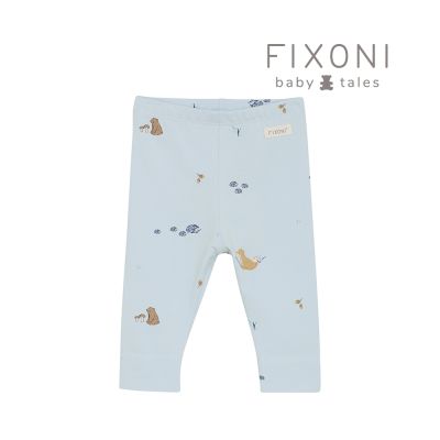 Brands4kids 棕熊藍色貼腿長褲 Fixoni系列