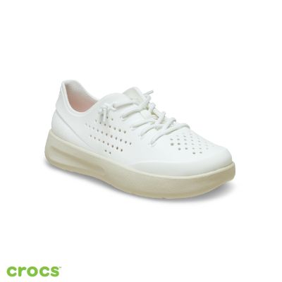Crocs卡駱馳 (女鞋) InMotion Pacer 舒樂繫帶鞋 白色-210832-100