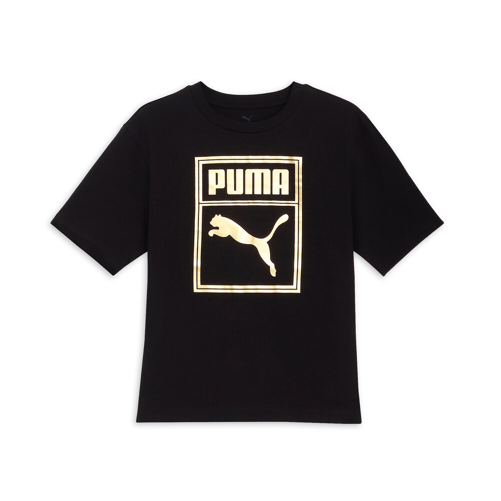 【PUMA官方旗艦】基本系列ESS Metallic圖樣短袖T恤 男性 68927101
