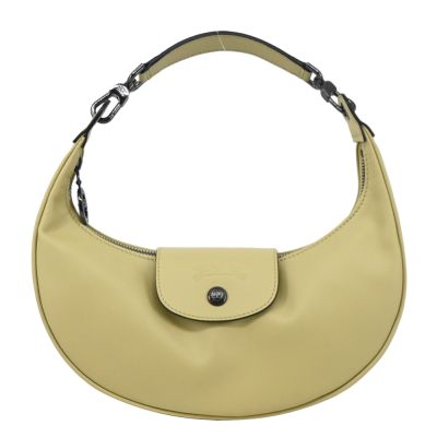 LONGCHAMP LE PLIAGE XTRA系列牛皮半月手提包(小/開心果綠)