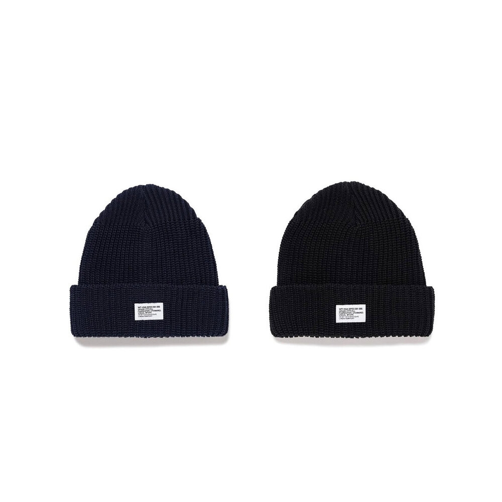 Wtaps Beanie 02 / Beanie /CTPL. Coolmax Black 毛帽黑色/深藍251MADT