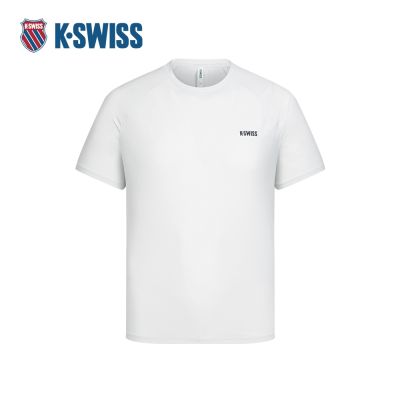 K-SWISS 運動T恤 SHIRTKC7522MFTS38 吸濕排汗 男上衣 銀狐灰色 1011650-080