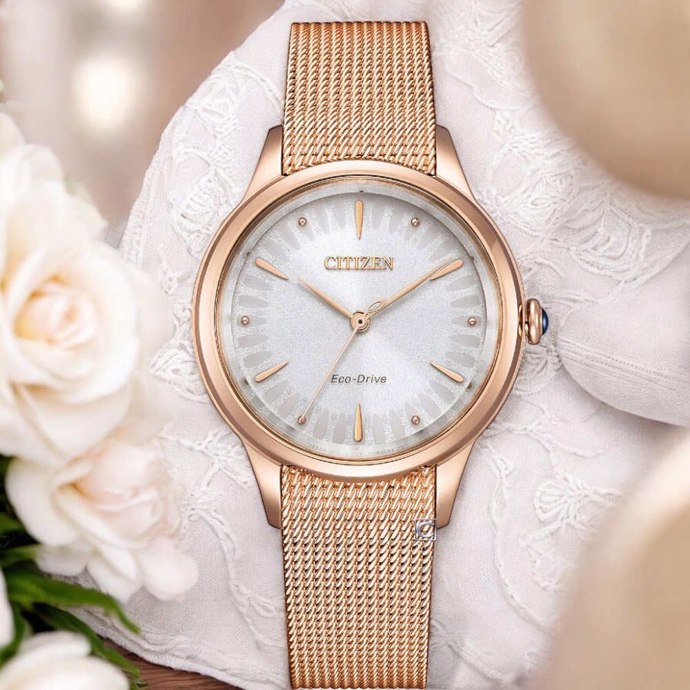 CITIZEN 星辰錶 L系列 自信之美 光動能錶 女錶 手錶 聖誕節 禮物-EM1153-88A