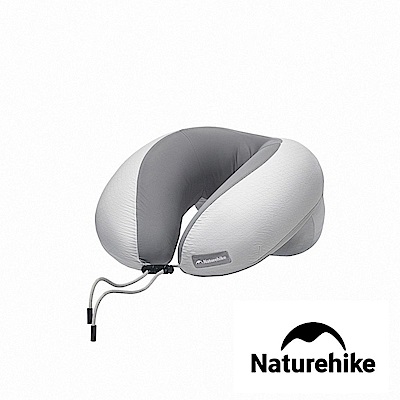 Naturehike 羽骨U+充氣頸枕 信封灰 WS040
