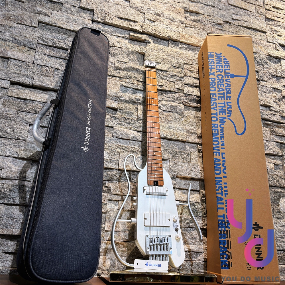 唐儂Donner Hush X Pro 靜音電木吉他內建效果器可接耳機台灣公司貨| 烏