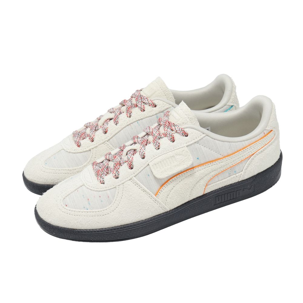 Puma 休閒鞋 Palermo Pride 男鞋 女鞋 米白 橘 麂皮 復古 德訓鞋 402083-01