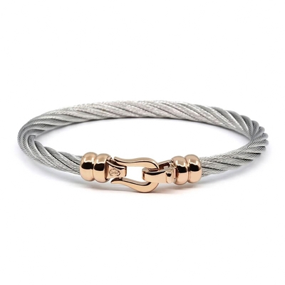 CHARRIOL 夏利豪 IBIZA系列 編織鋼索手環 新年開運 送禮推薦