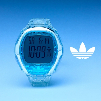 ADIDAS 愛迪達  ATHLETICS ONE 運動潮流  酷炫半透電子錶款_AOFH25003_透藍_45mm