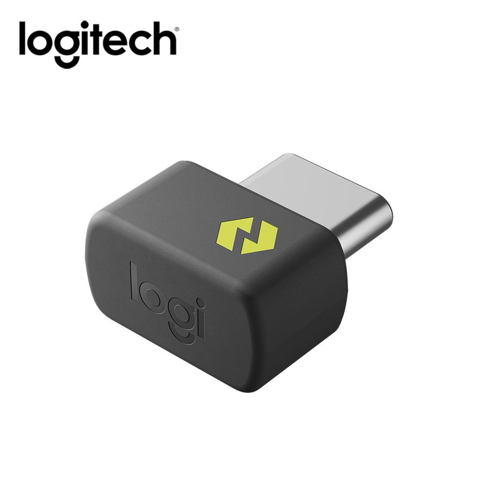 羅技 logitech BOLT USB-C無線接收器-石墨黑
