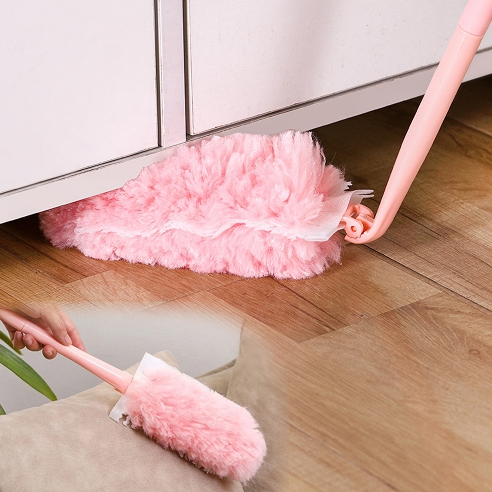 乾濕兩用 萬用靜電除塵撢 除塵清潔 靜電吸附 清潔 大掃除 打掃 掃灰 除塵 掃除用具 橘魔法 現貨【BB8255】 product image 1