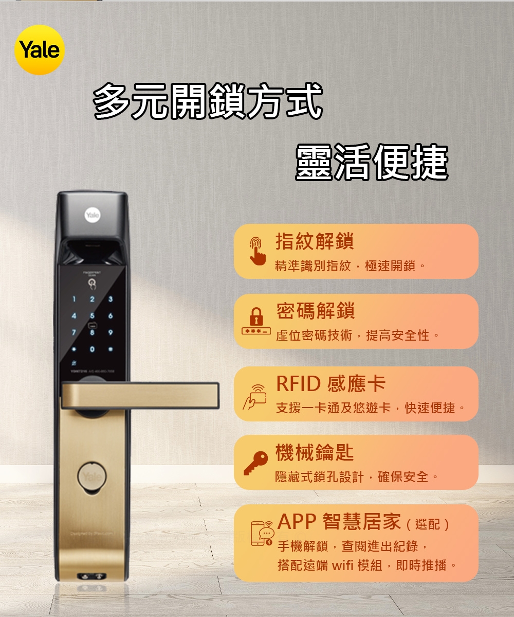 Yale耶魯 YDM-7216A - 詳情1