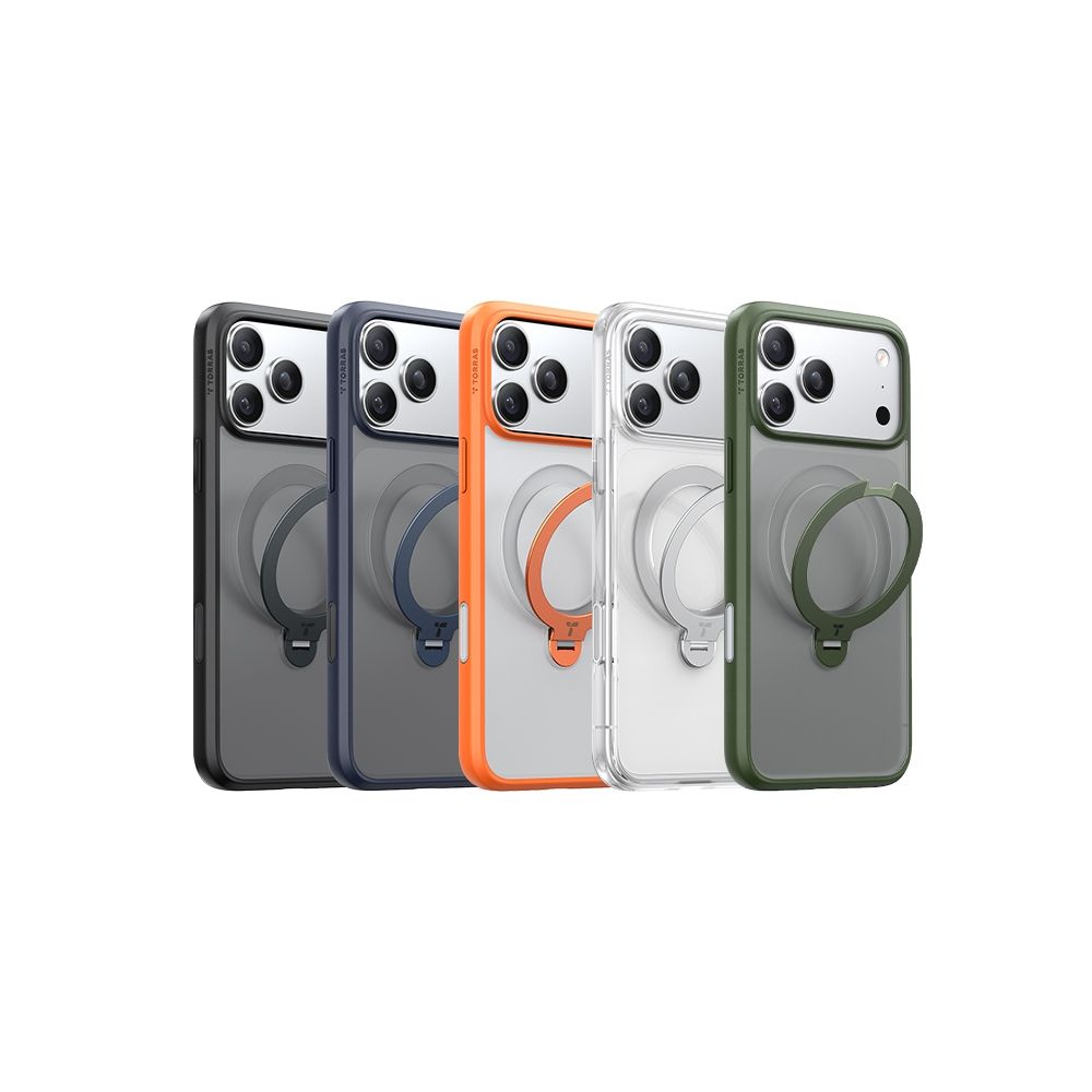 TORRAS 圖拉斯 Ostand Spin iPhone 17系列 磁吸四象限旋轉支架防摔手機殼