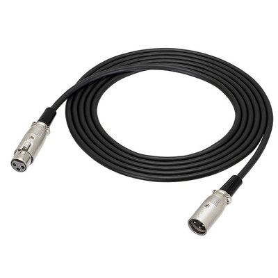 日本鐵三角Audio-Technica麥克風延長線ATL458A/3.0(長3公尺;卡儂頭XLR3公母頭對接即3PIN XLR-M公頭對接3PIN XLR-F母頭)