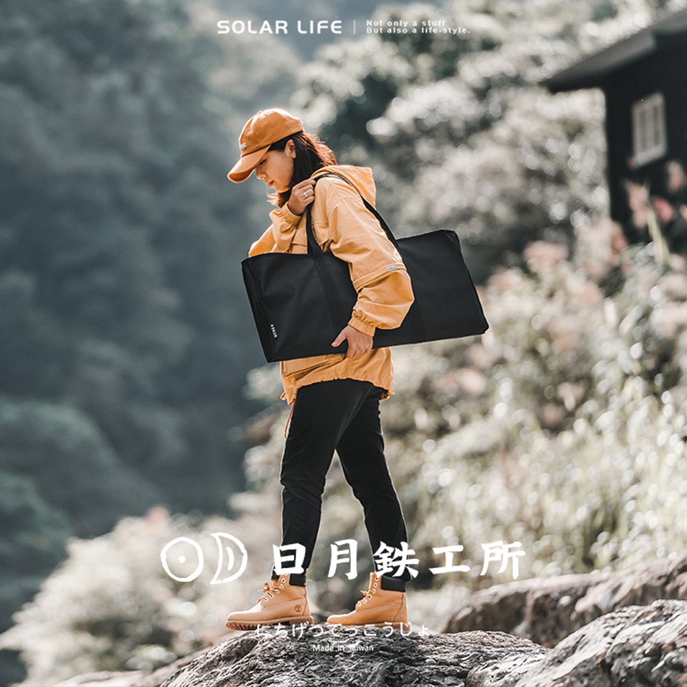 日月鉄工所昭和桌含燈桿.露營雙層桌露營工作桌雙用置物架桌休閒