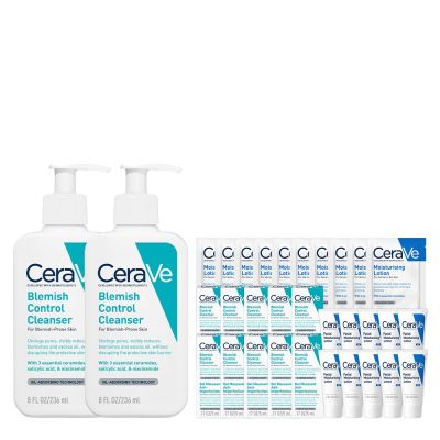 CeraVe適樂膚 淨膚白泥抗粉痘潔面露 236ml 2入 特談限定組 官方旗艦店 油痘粉刺系列